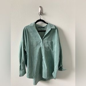 Oversized Button Up Zara Top